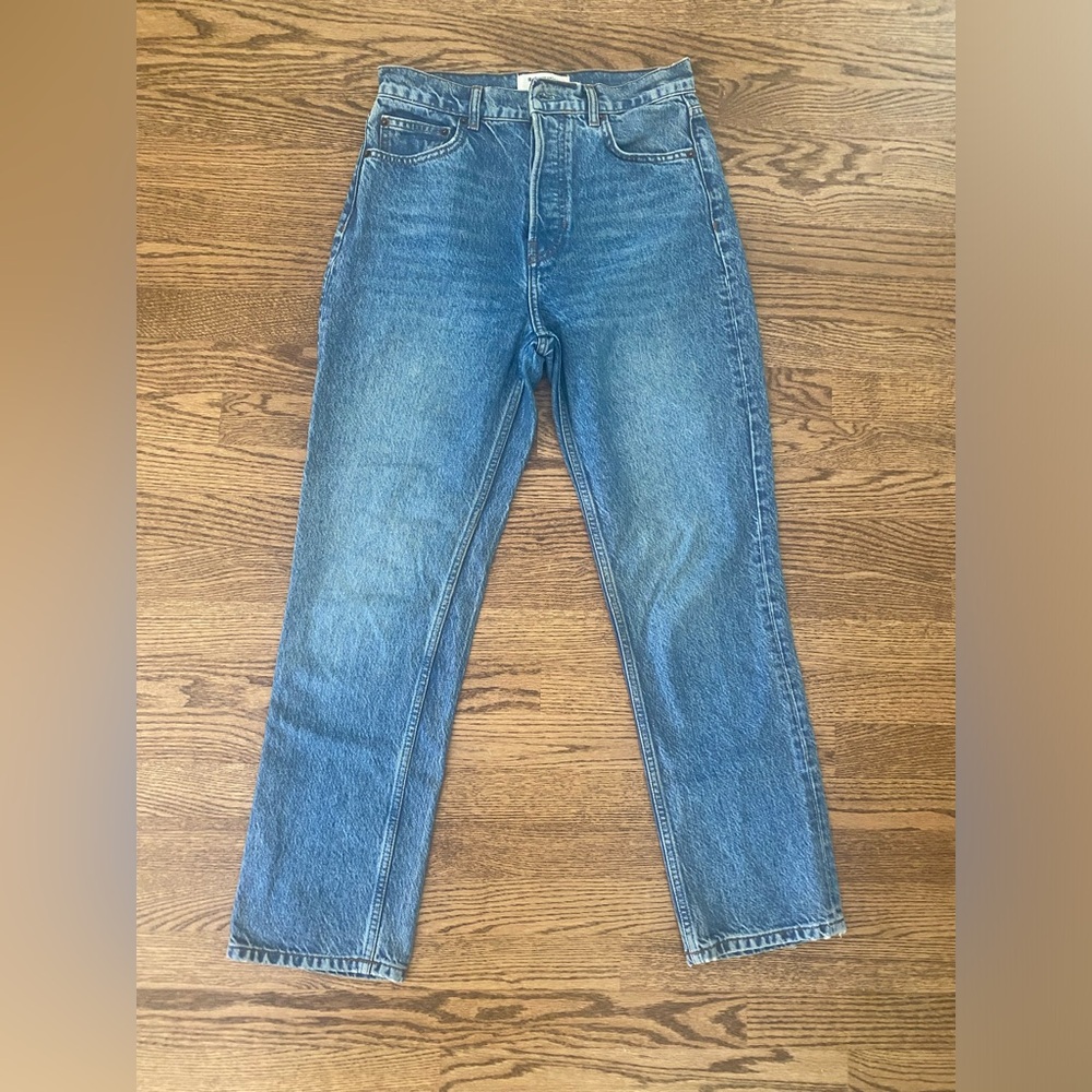 Reformation Cynthia High Rise Straight Jeans